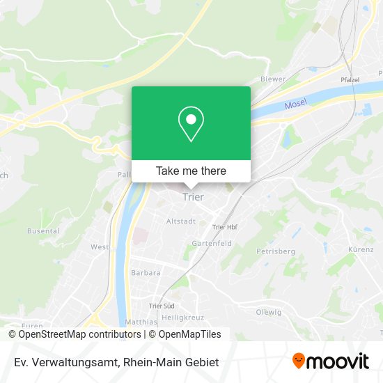 Карта Ev. Verwaltungsamt