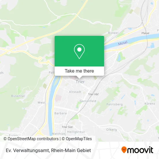 Карта Ev. Verwaltungsamt