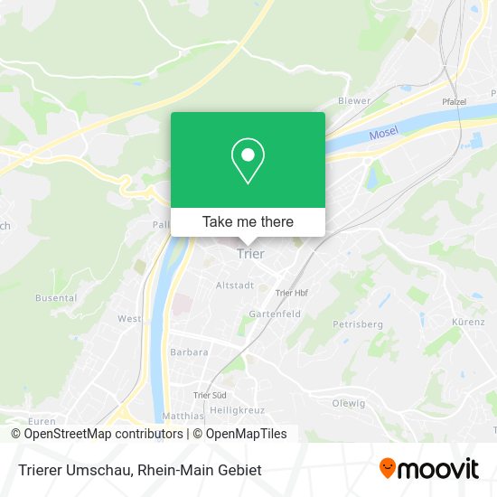 Карта Trierer Umschau
