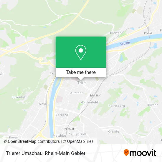 Карта Trierer Umschau