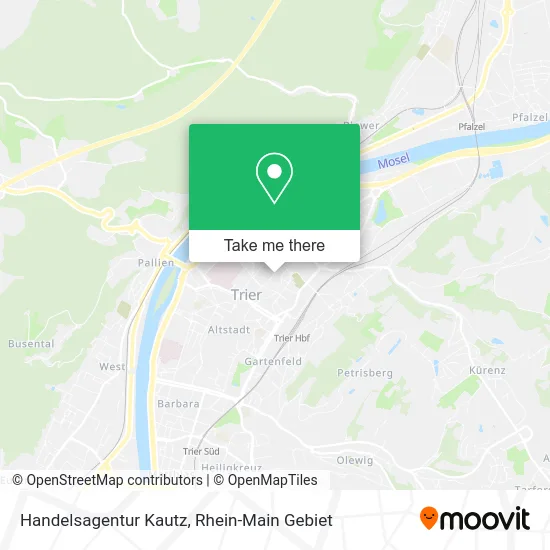 Карта Handelsagentur Kautz