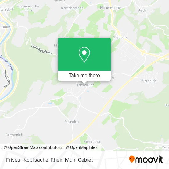 Карта Friseur Kopfsache