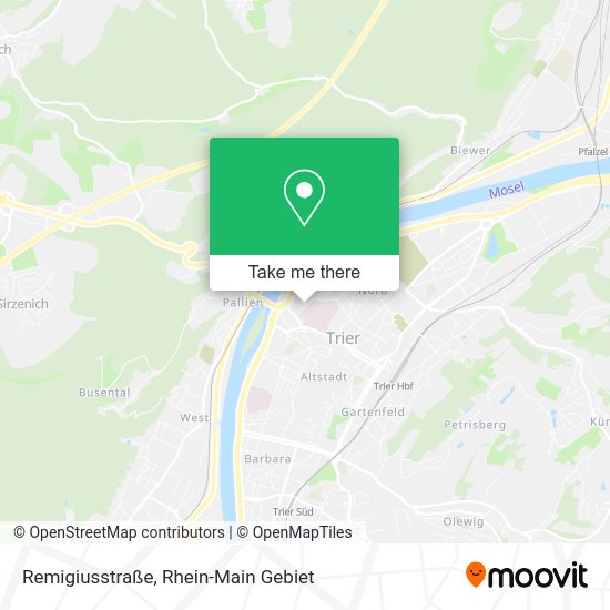 Карта Remigiusstraße