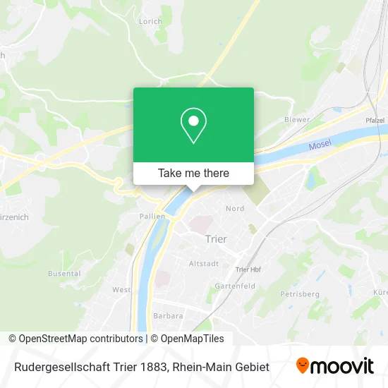 Карта Rudergesellschaft Trier 1883