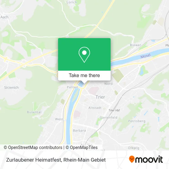 Карта Zurlaubener Heimatfest