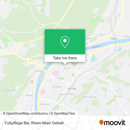 Карта Fußpflege Bar