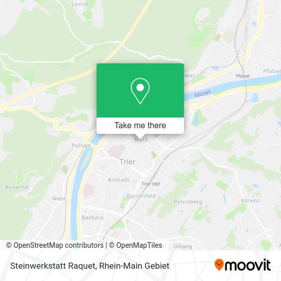 Карта Steinwerkstatt Raquet