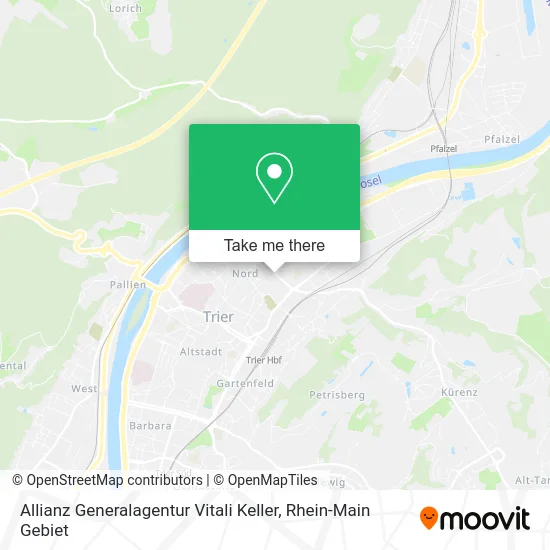 Карта Allianz Generalagentur Vitali Keller