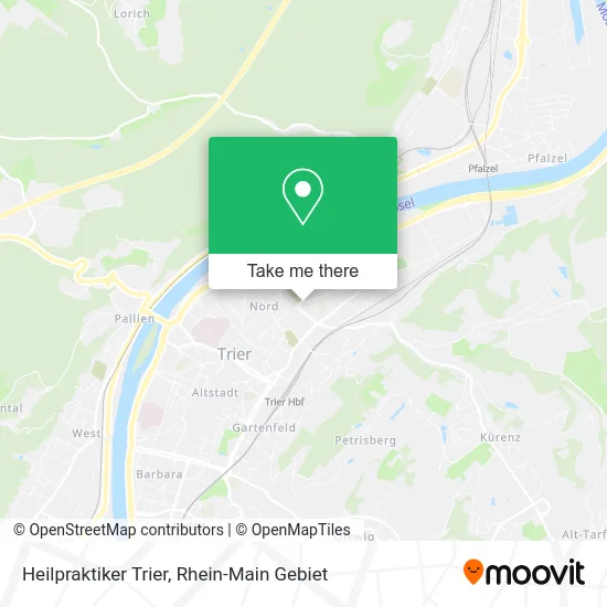 Карта Heilpraktiker Trier