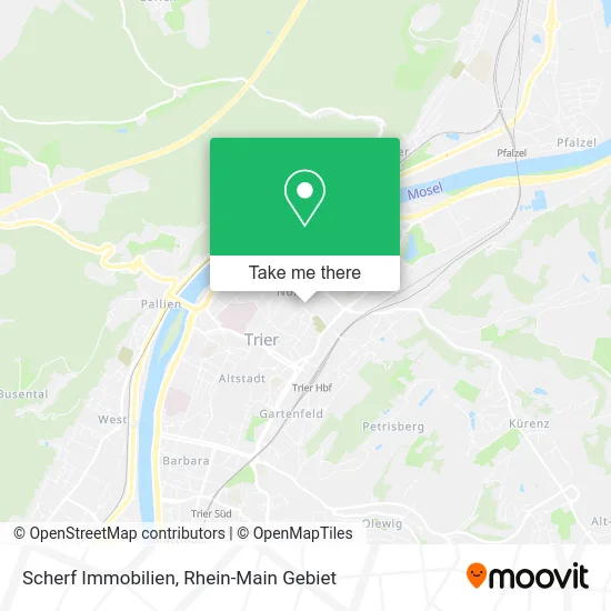 Карта Scherf Immobilien