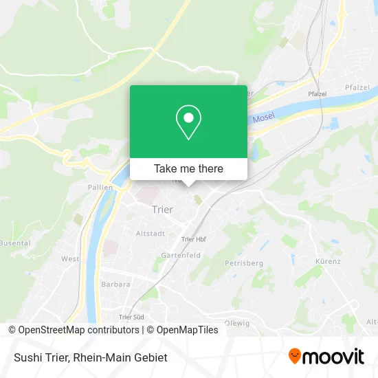 Карта Sushi Trier