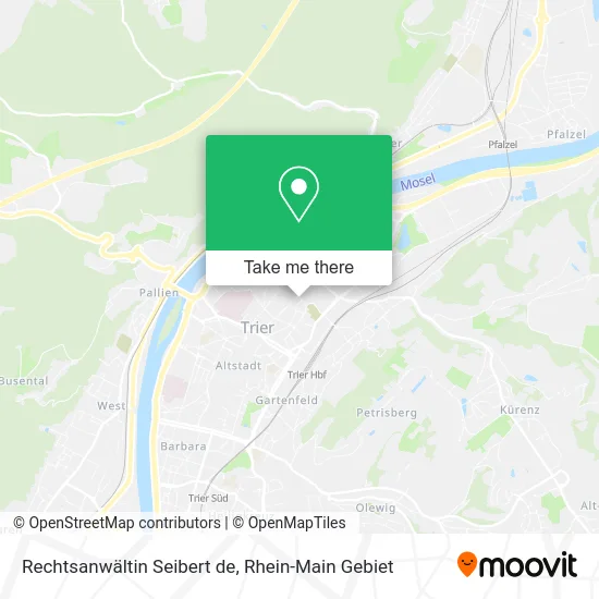 Карта Rechtsanwältin Seibert de