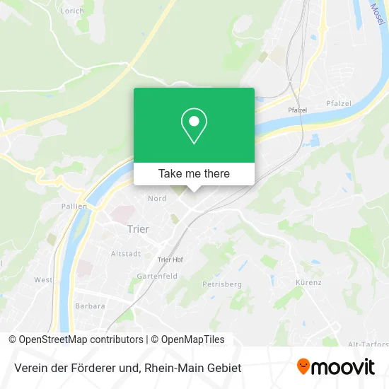 Карта Verein der Förderer und