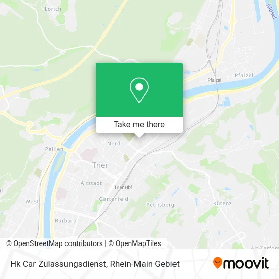 Карта Hk Car Zulassungsdienst