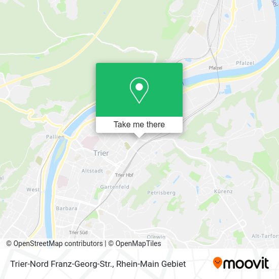 Карта Trier-Nord Franz-Georg-Str.