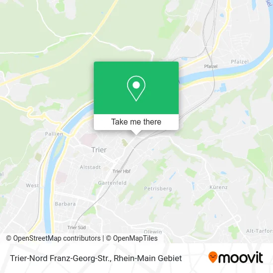 Карта Trier-Nord Franz-Georg-Str.