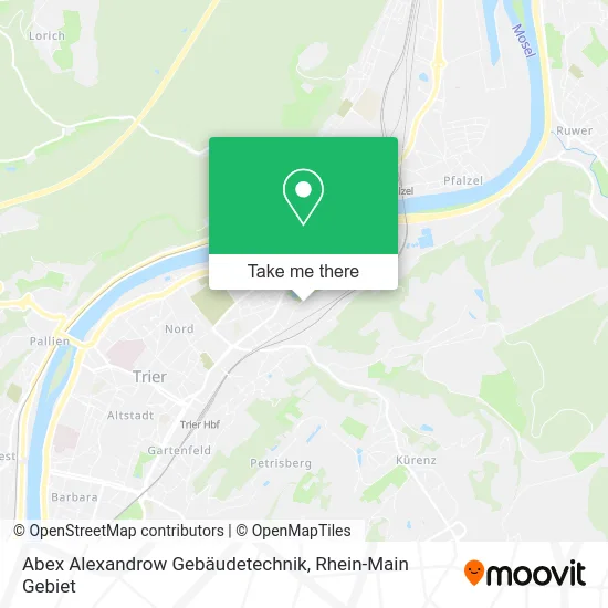 Карта Abex Alexandrow Gebäudetechnik
