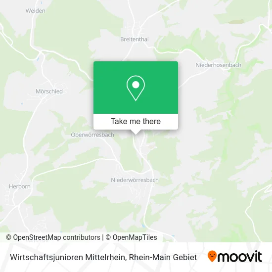 Карта Wirtschaftsjunioren Mittelrhein