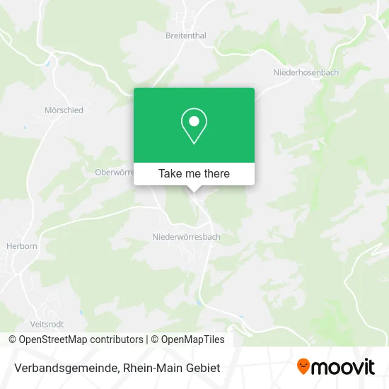 Карта Verbandsgemeinde