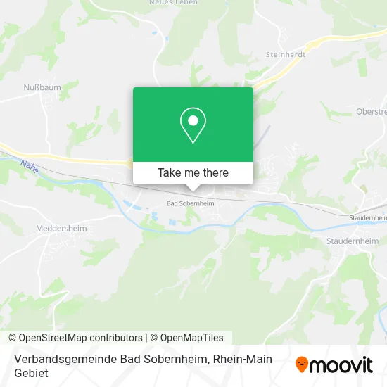 Verbandsgemeinde Bad Sobernheim map