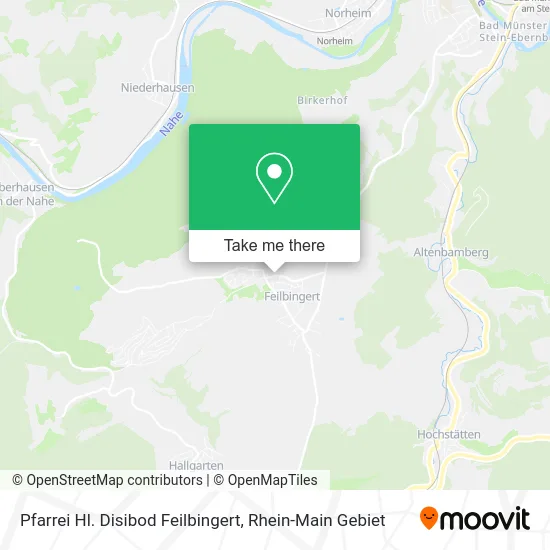 Карта Pfarrei Hl. Disibod Feilbingert