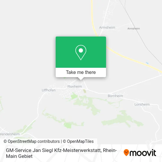 Карта GM-Service Jan Siegl Kfz-Meisterwerkstatt