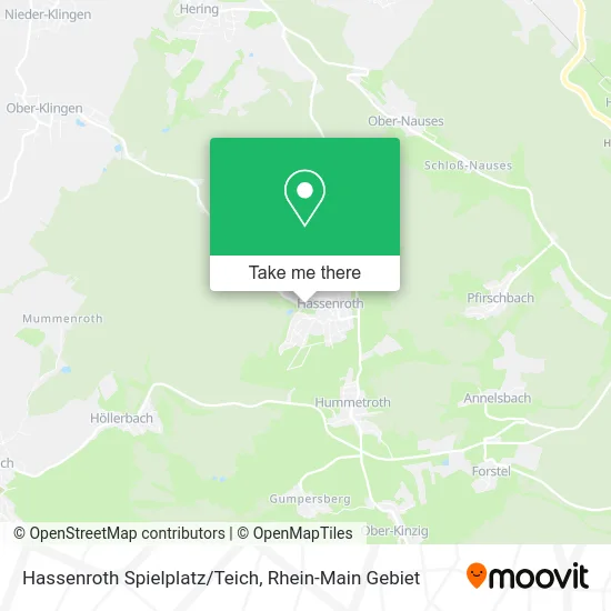Карта Hassenroth Spielplatz/Teich