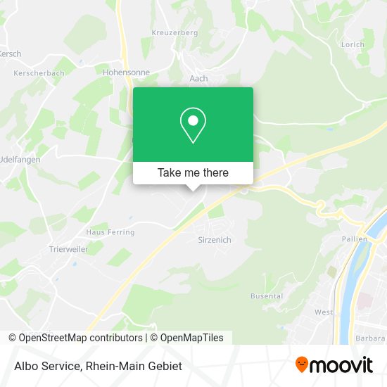 Карта Albo Service