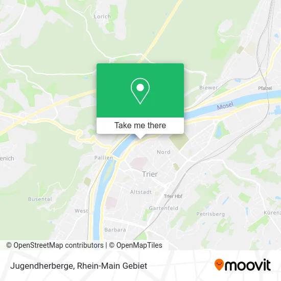 Карта Jugendherberge