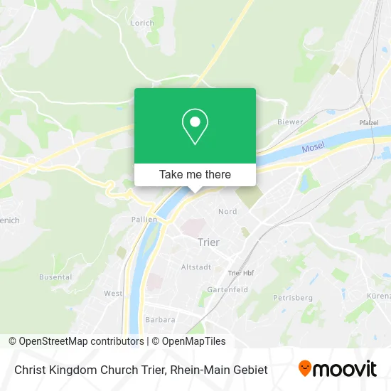 Карта Christ Kingdom Church Trier
