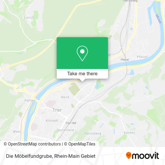 Карта Die Möbelfundgrube