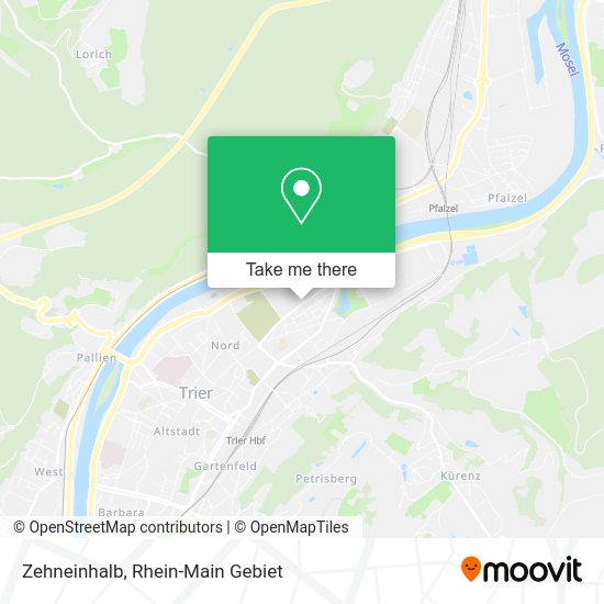 Карта Zehneinhalb