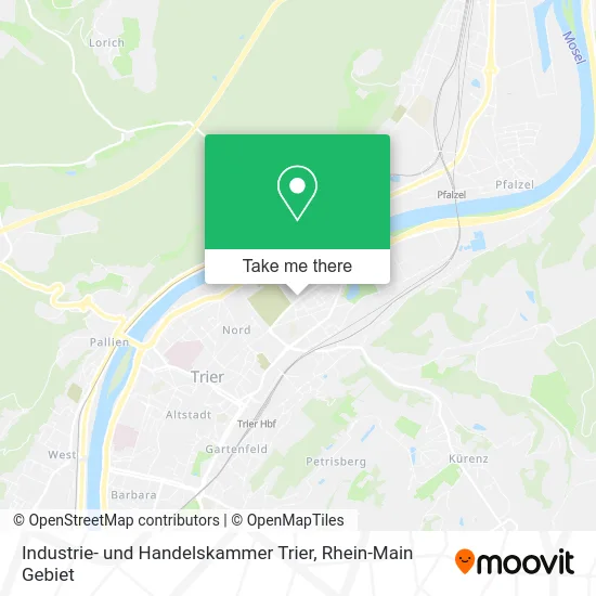 Карта Industrie- und Handelskammer Trier