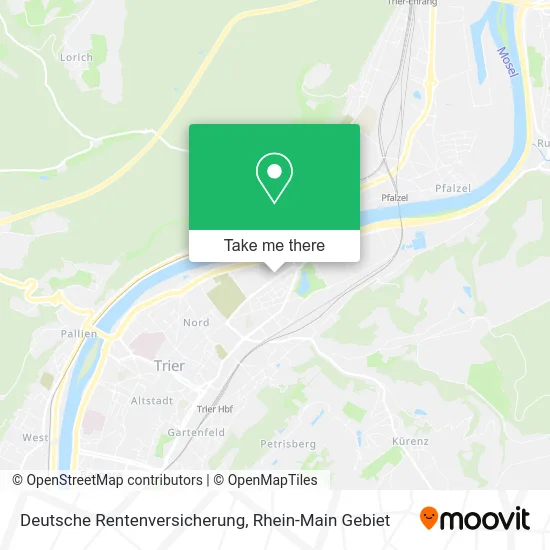 Карта Deutsche Rentenversicherung