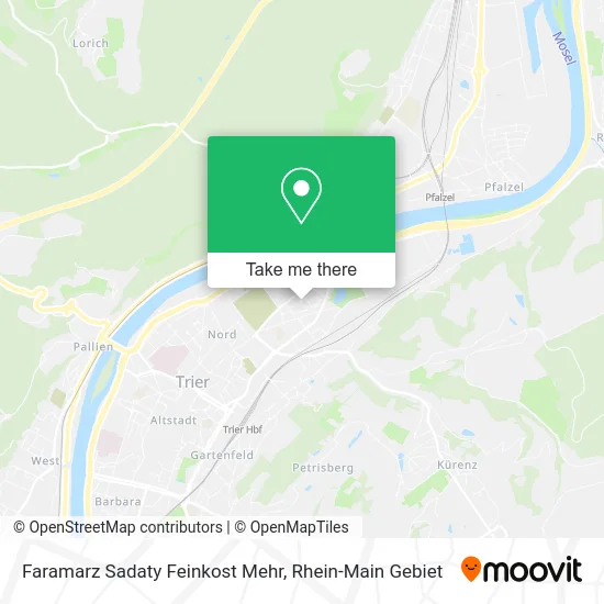Карта Faramarz Sadaty Feinkost Mehr
