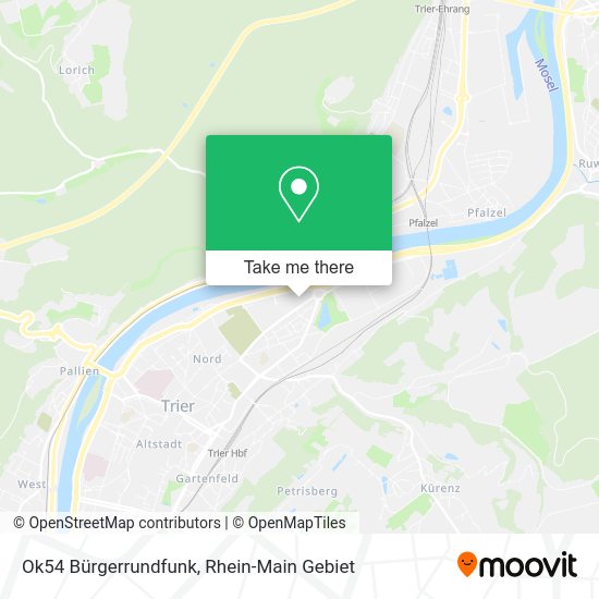 Карта Ok54 Bürgerrundfunk