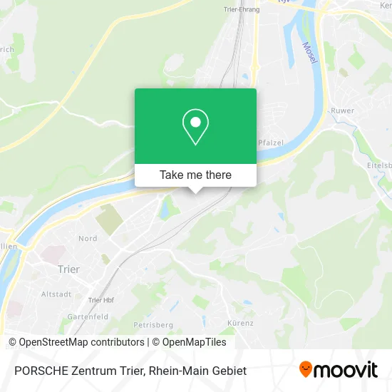 Карта PORSCHE Zentrum Trier