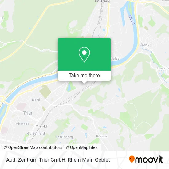 Карта Audi Zentrum Trier GmbH