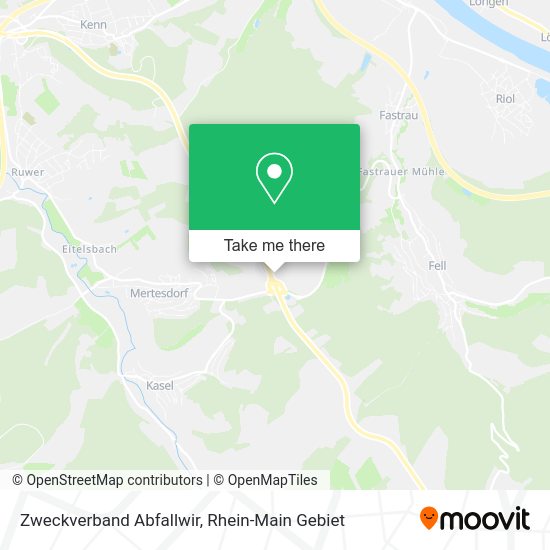 Карта Zweckverband Abfallwir
