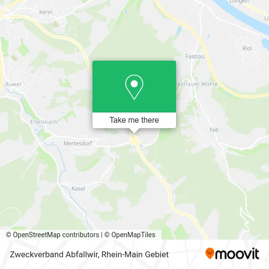 Карта Zweckverband Abfallwir