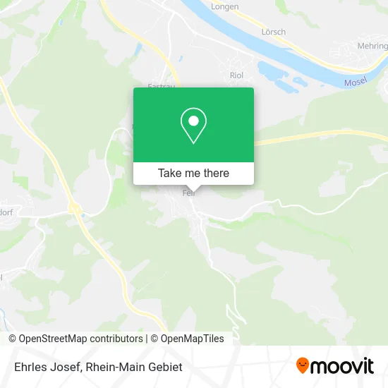 Карта Ehrles Josef