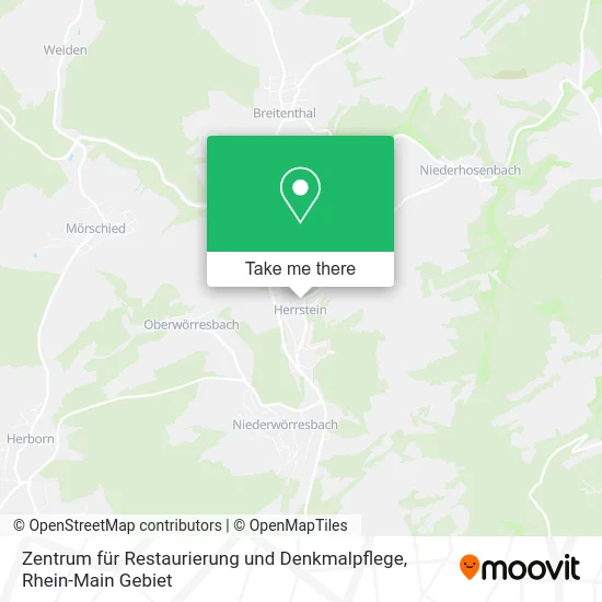 Карта Zentrum für Restaurierung und Denkmalpflege