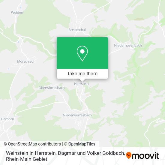 Карта Weinstein in Herrstein, Dagmar und Volker Goldbach