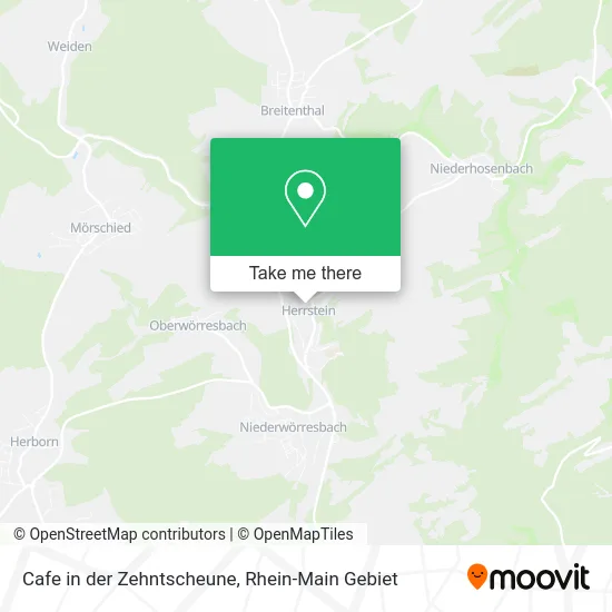 Cafe in der Zehntscheune map
