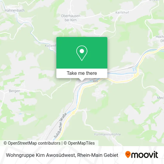 Карта Wohngruppe Kirn Awosüdwest