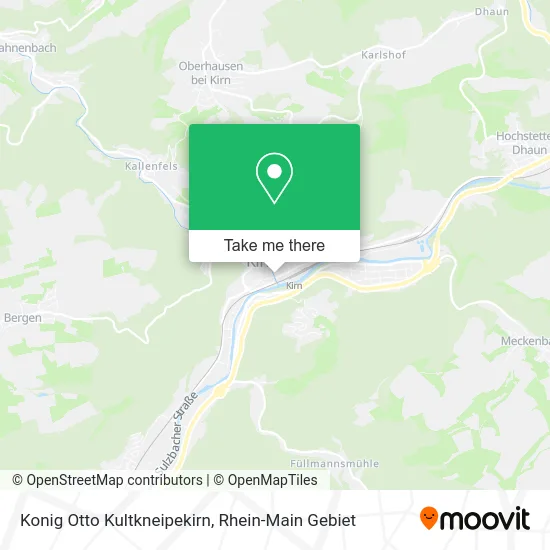 Konig Otto Kultkneipekirn map