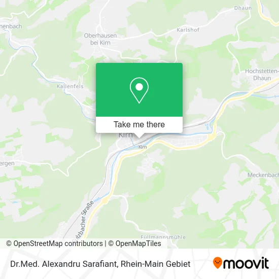 Карта Dr.Med. Alexandru Sarafiant