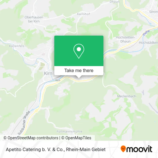Карта Apetito Catering b. V. & Co.