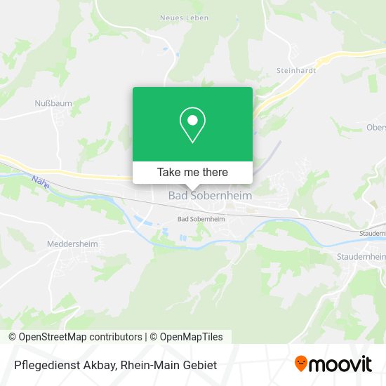 Карта Pflegedienst Akbay