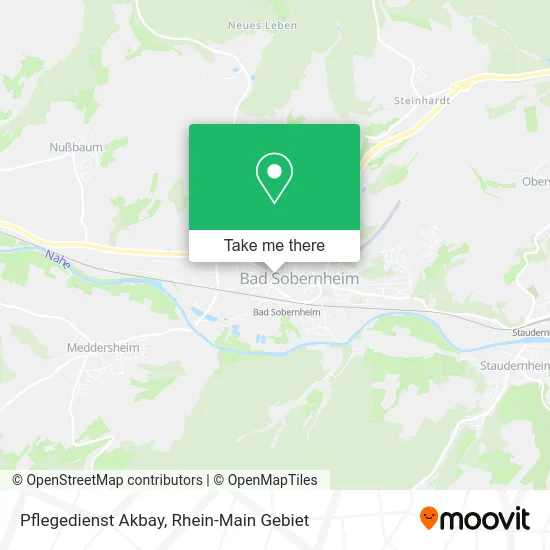 Карта Pflegedienst Akbay